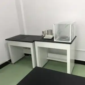 Chimica Anti vibrazione tavolo laboratorio banco da lavoro laboratorio mobili in marmo tavoli per laboratorio