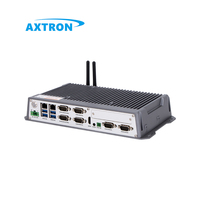 Mini PC Industrial Axtron, Computadora Integrada con WiFi de Doble Banda, 8 Puertos USB, 6 Puertos COM RS232/RS485, CPU I3/i5/i7, 8GB de RAM DDR III