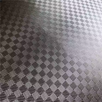 Tissu en carbone jacquard 3K de qualité supérieure avec motif mini-damier pour emballage DIY et projets personnalisés