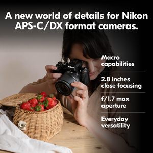 Objectif NIKKOR Z 35mm F/1.7 - Grande ouverture F1.7 - Filetage de filtre 52mm - Compatible APS-C/DX - Série Z - Appareil photo hybride - Fabriqué en Chine - CAPACITÉ MACRO - Capt - Product Image 3