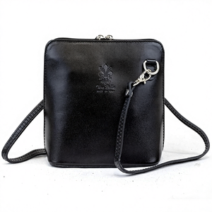 Small <strong>Vera</strong> <strong>Pelle</strong> Soft Genuine Leather Cross Body &amp; Shoulder <strong>Bag</strong> for Women Mini High Quality Strap - Product Image 1