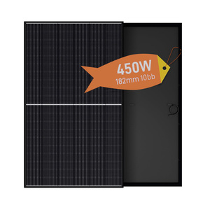 แผงโซลาร์เซลล์แบบโมโนคริสตัลไลน์ 430W-460W สีดำทั้งหมด HJT BIPV ชนิด N ประสิทธิภาพ 22% รับประกัน 30 ปี - Product Image 1