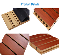 Panneau acoustique en bois rainuré, panneau acoustique de déflecteur acoustique, panneau acoustique pour studio