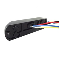 Nouvelles feux stroboscopiques d'avertissement étanches IP67 12V à 4 LED, 16 modes de clignotement pour véhicules, voitures, camions, montage en surface, garantie de 24 mois