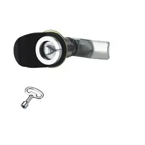 YH9757 Quarter turn triangle cylinder cabinet cam lock with plastic cover