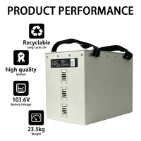 Batterie de drone rechargeable grande capacité 44000 mAh 28S 103,6 V 400 cycles pour drone de levage lourd EVTOL