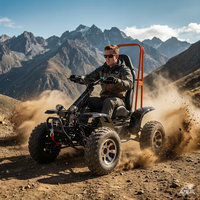 Scooter électrique pliable tout-terrain 60V 50Ah avec batterie au lithium, 4 roues, quadricycle, scooter électrique pour personnes âgées, pour adultes