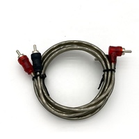 Cable de Audio de Cobre de Alta Calidad de 1m 2m 3m 5m, Conector RCA para Amplificador, Cable de Audio para Automóvil, Cable de Audio Blindado