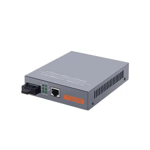 10 100 1000Mbps Switch Gigabit de fibra conversor de mídia De Fibra Óptica Conversor de Mídia