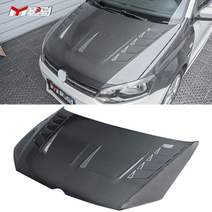 Capots de moteur avant en fibre de carbone avec évents Style KB pour Volkswagen <span class=keywords><strong>Polo</strong></span> <span class=keywords><strong>Gti</strong></span> Capots de moteur Couverture - Product Image 1