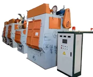 New Automatic Grade Steel Back Brake Pad Belt Shot Blasting Machine Manufacturing Line