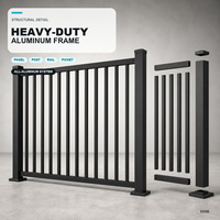 Clôture de piscine élégante et luxueuse, personnalisable en couleur, résistante aux intempéries, en aluminium massif, avec panneaux de protection pour la vie privée, pour piscine de jardin, pour enfants