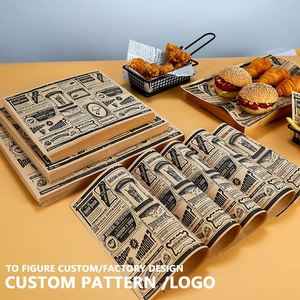 Papel de Envolver Personalizado con Recubrimiento de PE de Grado Alimenticio, Papel para Envolver Pan, Galletas, Hamburguesas y Sándwiches, Venta al por Mayor - Product Image 5
