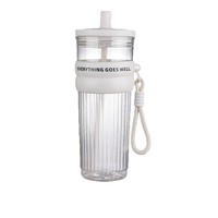 Nouvelle tasse d'été en paille, gobelet en plastique résistant aux hautes températures, grande capacité, design moderne et minimaliste, élégant, pour femmes, extérieur