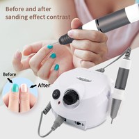 Love Crazy DMJ-202 Haute Vitesse 35000RPM Machine De Manucure Professionnelle Perceuse À Ongles avec Ensemble De Forets