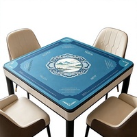 Tapis de Mahjong de style chinois pour l'exportation, épaissi, résistant à l'usure, antidérapant, en caoutchouc, pour salles de jeux et usage domestique