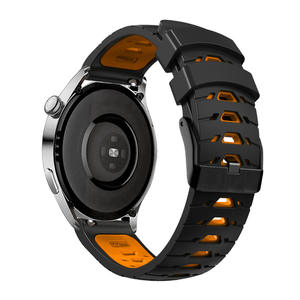 HMJ Bracelet de montre de remplacement universel en caoutchouc de silicone de luxe de bonne qualité 20mm 22mm Bracelet de montre pour <span class=keywords><strong>Huawei</strong></span> samsung - Product Image 5