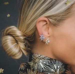 Bijoux féminins luxueux et charmants, clous micro-pavés, <span class=keywords><strong>pierre</strong></span> d'accent en opale, boucles d'oreilles pour femmes 2023 - Product Image 5