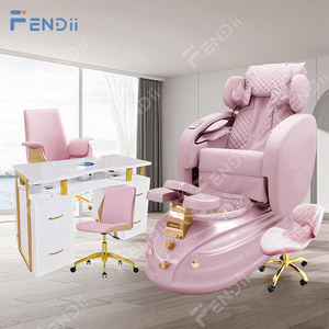 Luxuriöser Pediküre-Massagestuhl mit <span class=keywords><strong>Shiatsu</strong></span>-Rückenmassage und Whirlpool-Fußbadewanne - Product Image 4