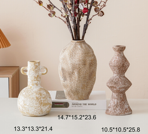 Jarrones de Cerámica con Flores Antiguas de Estilo Vintage, Jarrones de Porcelana para Arreglos Florales, Decoración del Hogar - Product Image 5