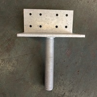 Support triangulaire de levage en acier à installation facile pour pieux hélicoïdaux de construction industrielle