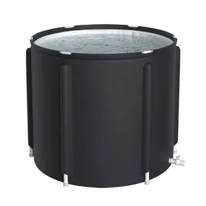 Portátil Inflável Banheira De Gelo para Adultos Banheiro Interior Banheira Dobrável para Pequeno Espaço Banho Quente Ice Bath Spa Tub