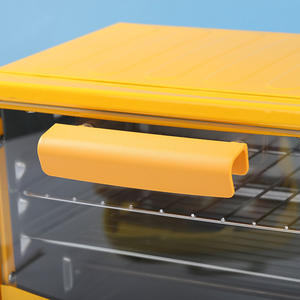 Four électrique multifonction Duck Brand 12L jaune avec minuteur, plaque de cuisson et grille pour usage domestique en cuisine - Product Image 2