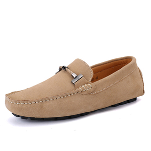 Mocassins Penny Classiques en Daim de Vache, Chaussures de Conduite Décontractées à Enfiler, Plates, Respirantes pour Hommes, Idéales pour l'Été et la Marche - Product Image 1