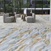 Carreaux de sol 600x600mm en marbre poli, carreaux muraux en porcelaine émaillée, fabricant de carreaux en porcelaine haute brillance personnalisés