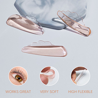 Pads de rehaussement de cils réutilisables sans colle pour marque privée, boucliers de rehaussement de cils V Curl, tiges de permanente de cils professionnelles pour salon, maison et DIY