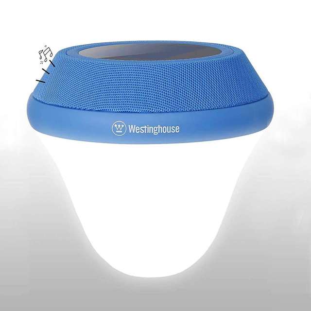 5W Speaker Solar Floating Lamp Underwater Multi-Color Change LED Lights Solar Pool Light for Garden