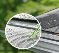 Protection de gouttière en micro-maille d'aluminium pour la protection des feuilles dans les gouttières résidentielles et le drainage extérieur