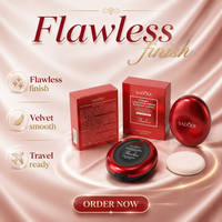 Produk Baru SADOER BB Cushion Krim BB Tahan Lama dengan Sunscreen, Melembapkan, dan Mengontrol Minyak
