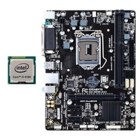Carte mère GIGABYTE H81M-DS2/S1 avec kit CPU prenant en charge les processeurs LGA1150 4e génération I3-4130 I5-4590 I7-4790 E3-1230V3 pour ordinateur de bureau
