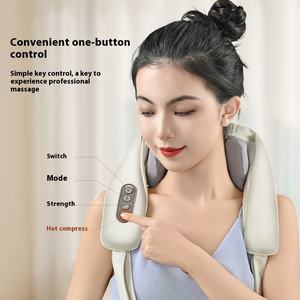 Venta al por mayor eléctrica acupresión cuello y hombros masajeador de espalda y Camilla con tecnología de masaje de amasado - Product Image 4