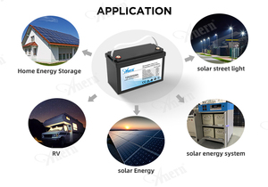 Chu kỳ sâu pin 12V 200AH năng lượng mặt trời Gel Pin - Product Image 4