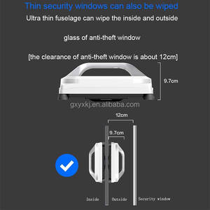 Aspirateur de <span class=keywords><strong>vitres</strong></span> rechargeable <span class=keywords><strong>Robot</strong></span> de nettoyage de <span class=keywords><strong>vitres</strong></span> sans fil, sans fil, intelligent, pour mur, escalade, maison - Product Image 4
