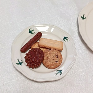 Vẽ tay hình bầu dục Retro tấm gốm Harmony giữa phong cách cổ xưa nuốt Tấm cứu trợ - Product Image 6