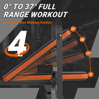 Banc de musculation multifonctionnel Banc d'exercice avec presse Banc de musculation pliable réglable avec rack de puissance à squat