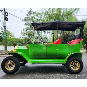 Coche Eléctrico Retro de Turismo Vintage - 4-17 Asientos, Velocidad de 60 km/h, Batería de Plomo-Ácido, Color Personalizado - para Resorts y Parques de Atracciones - Product Image 3