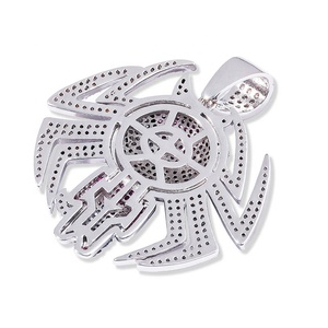 Collar de Cadena de <span class=keywords><strong>Tenis</strong></span> con Colgante de <span class=keywords><strong>Araña</strong></span> de Dibujos Animados y Diamantes de Imitación, Joyería Hip Hop de Moda, Accesorios de Personalidad para <span class=keywords><strong>Hombre</strong></span>, Regalos - Product Image 6