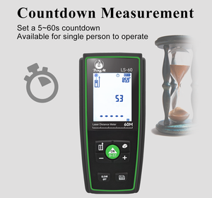Distancemètre <span class=keywords><strong>laser</strong></span> double puissance rechargeable et batterie 3A Outil numérique portable pour la construction et l'aménagement intérieur - Product Image 3