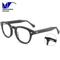 Monture de prescription ovale en acétate sur mesure OEM, taille 49-24-145, vision haute définition pour adultes unisexes, usine d'optique