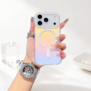 เคสโทรศัพท์ไล่เฉดสีหรูหรา วัสดุ PC แบบแม่เหล็ก สำหรับ iPhone - Product Image 3