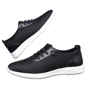 Chaussures de marche en mesh à bout rond, lacets, respirantes, légères, semelle en caoutchouc, chaussures décontractées pour hommes, printemps - Product Image 5