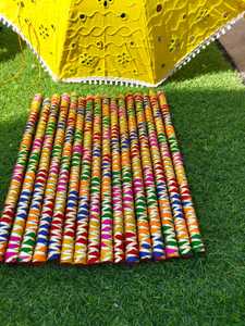 Wholesale Colorful Dandiya Sticks and Kediyos Perfect Decor for Mehndi Sangeet Navratri and Indian <b>Weddings</b> - Product Image 6