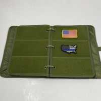 Großhandel 5 Flip-Page Display Patch Book mit abnehmbaren Metallring bindern auf Lager für Stickerei PVC Gummi Abzeichen
