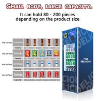 Distributeur Automatique Intelligent Mini Best-Seller : Combo Haute Rentabilité pour Snacks, Boissons, Cigarettes et Articles de Vente au Détail