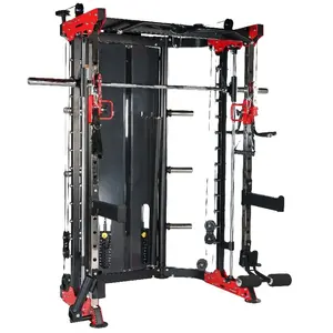 Power Cage Gewichtheben Training Gym Home Kommerzielle Kraft ausrüstung Maschine Multifunktion ale Squat Rack Smith Maschine