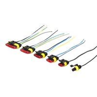 Tyco Seri AMP 1.5 1pin 2pin 3pin 4pin 5pin 6pin Harness Kawat Tahan Air dengan Kabel 30Cm